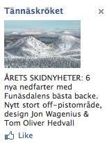 Reklame for skiresort Reklame for skiresort