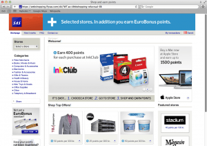 SAS eurobonus screenshot Screen Shot 2012 04 22 at 19.32.59
