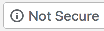 Chrome ikke sikker